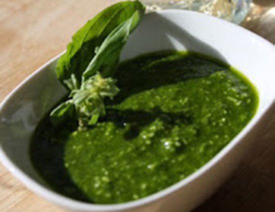 spinach basil pesto